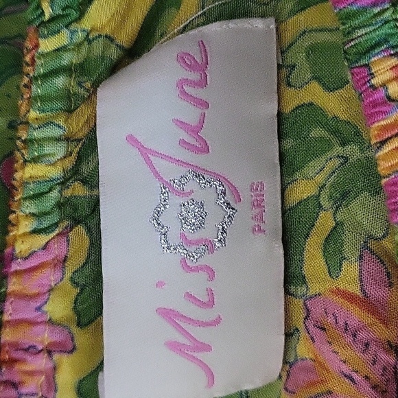 Miss June Paris Sequined Off Shoulder Boho Crop Peasant Top - See Measurements - Picture 8 of 14